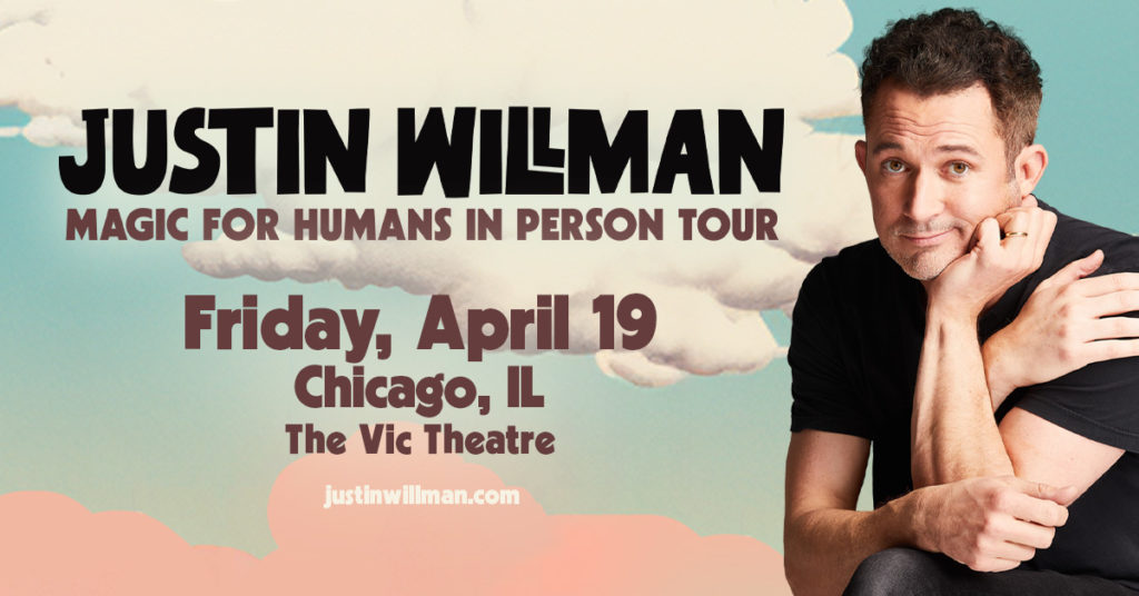 Justin Willman at the Vic Theatre on April 19