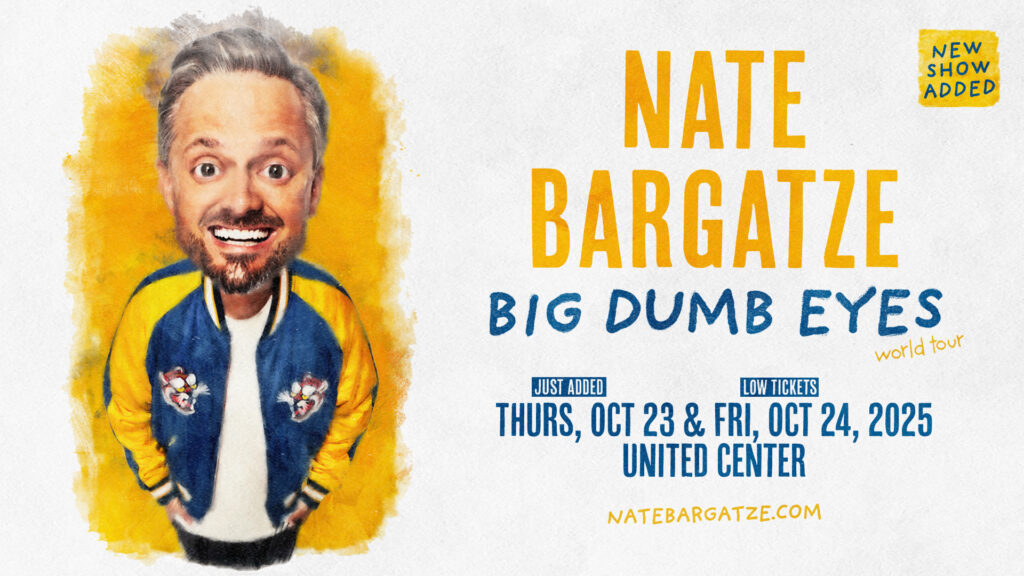 Nate Bargatze October 23 & 24 at the United Center