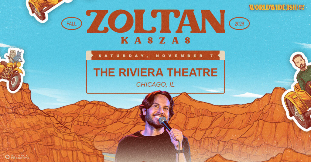 Zoltan Kaszas November 7 at The Riviera Theatre