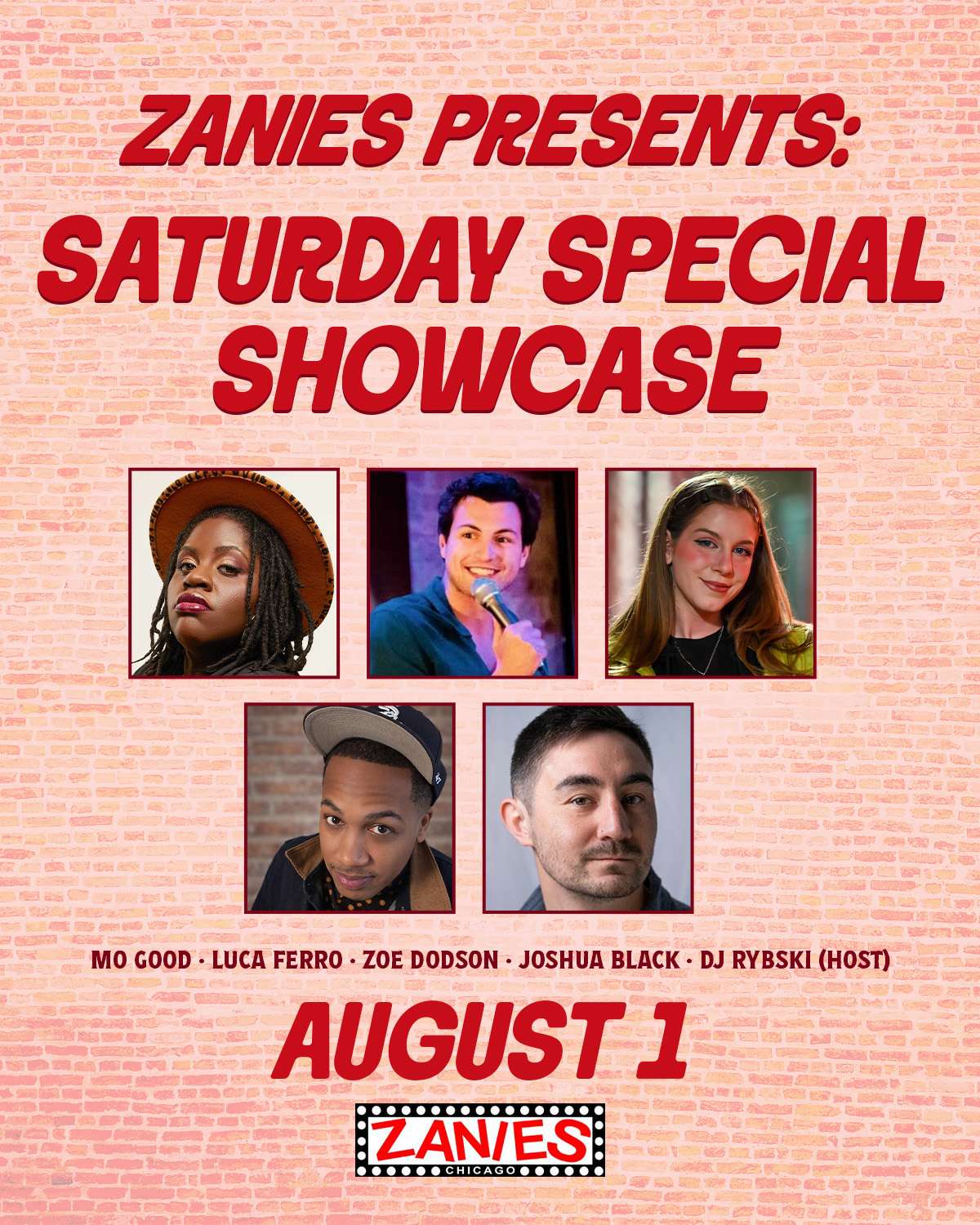 Zanies Presents – The Saturday Special Showcase